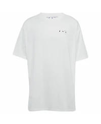 Pre-Owned Off-White Men's Back Print Jersey Oversized T-Shirt
