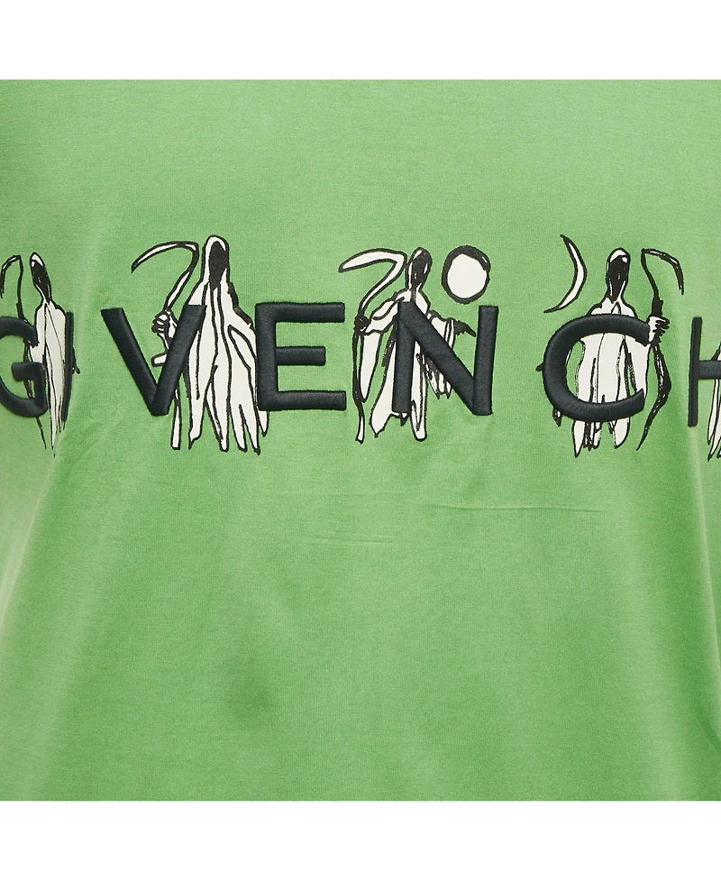 Pre-Owned Givenchy Men's Embroidered Jersey Slim Fit T-Shirt