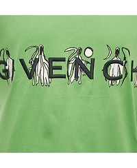 Pre-Owned Givenchy Men's Embroidered Jersey Slim Fit T-Shirt