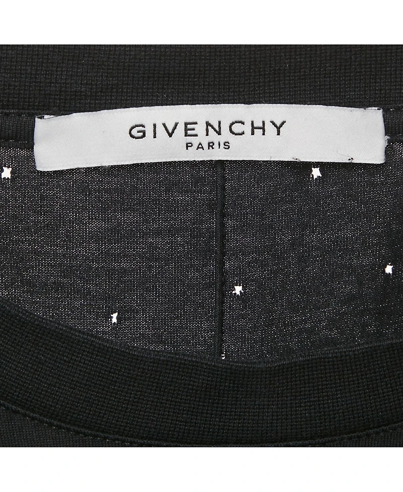 Pre-Owned Givenchy Men's Logo Print Jersey Distressed T-Shirt