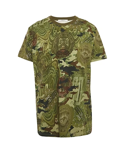 Pre-Owned Givenchy Men's Camouflage Print Jersey T-Shirt