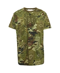 Pre-Owned Givenchy Men's Camouflage Print Jersey T-Shirt