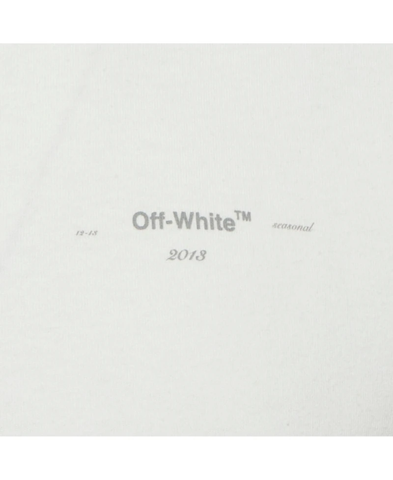 Pre-Owned Off-White Men's Logo Print Cotton Crew Neck T-Shirt