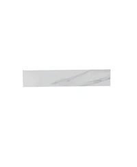 Sillysis Sintered Stone Bathroom Vanity Top with Ceramic Sink, Carrara Marble Look, 4" Backsplash, Water Stain and Scratch Resistant