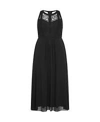 City Chic Women's Plus Panelled Bodice Maxi Dress