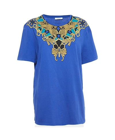 Pre-Owned Versace Men's Printed Cotton T-Shirt