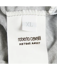 Pre-Owned Roberto Cavalli Men's Eagle Print Jersey T-Shirt