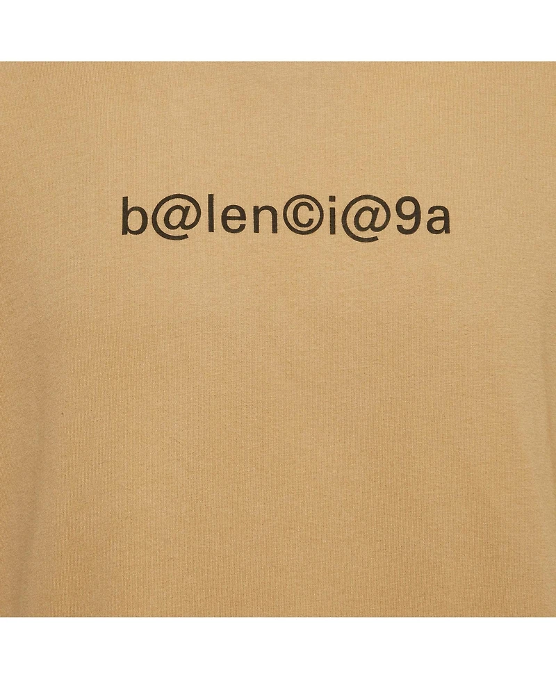 Pre-Owned Balenciaga Men's Printed Jersey Oversized T-Shirt