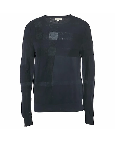 Pre-Owned Burberry Men's Checks Cotton Knit Sweatshirt