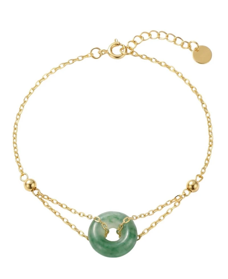 seree Marlo Jade Gold Bracelet