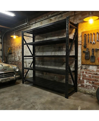 Streamdale Furniture 5-Tier Heavy Duty Adjustable Metal Garage Storage Shelving Unit