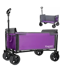 Streamdale Furniture Upgraded Convertible Folding Trolley with Wide Wheels 220Lbs Capacity