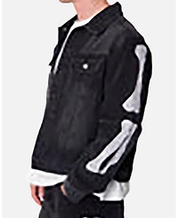 mnml Men's Raw Skeleton Trucker Jacket