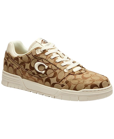 Coach Men's SoHo Signature Sateen Jacquard Lace-Up Sneakers