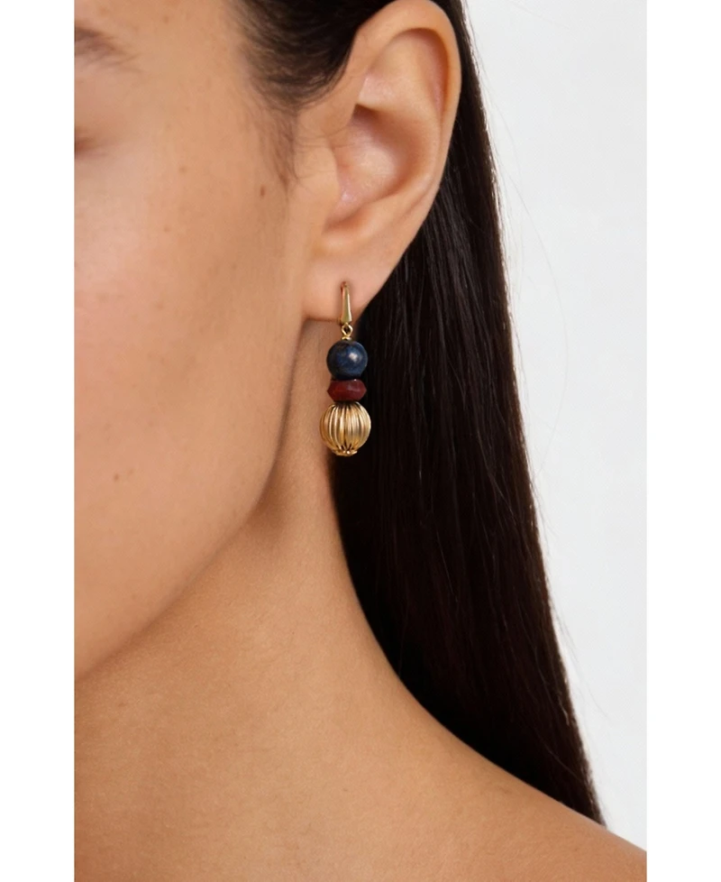 Retro Chic Temple Seed Earrings
