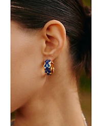 Retro Chic Nirah Hoop Earrings