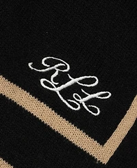 Lauren Ralph Reversible Border Stripe Ruana