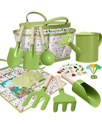 Xdovet Gardening Tool Set Tote Bag Watering Can Trowel Apron and Book