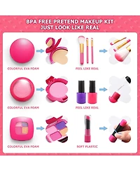 Gunadz Pretend Play Makeup Kit Princess Birthday Gift Toddler Girl