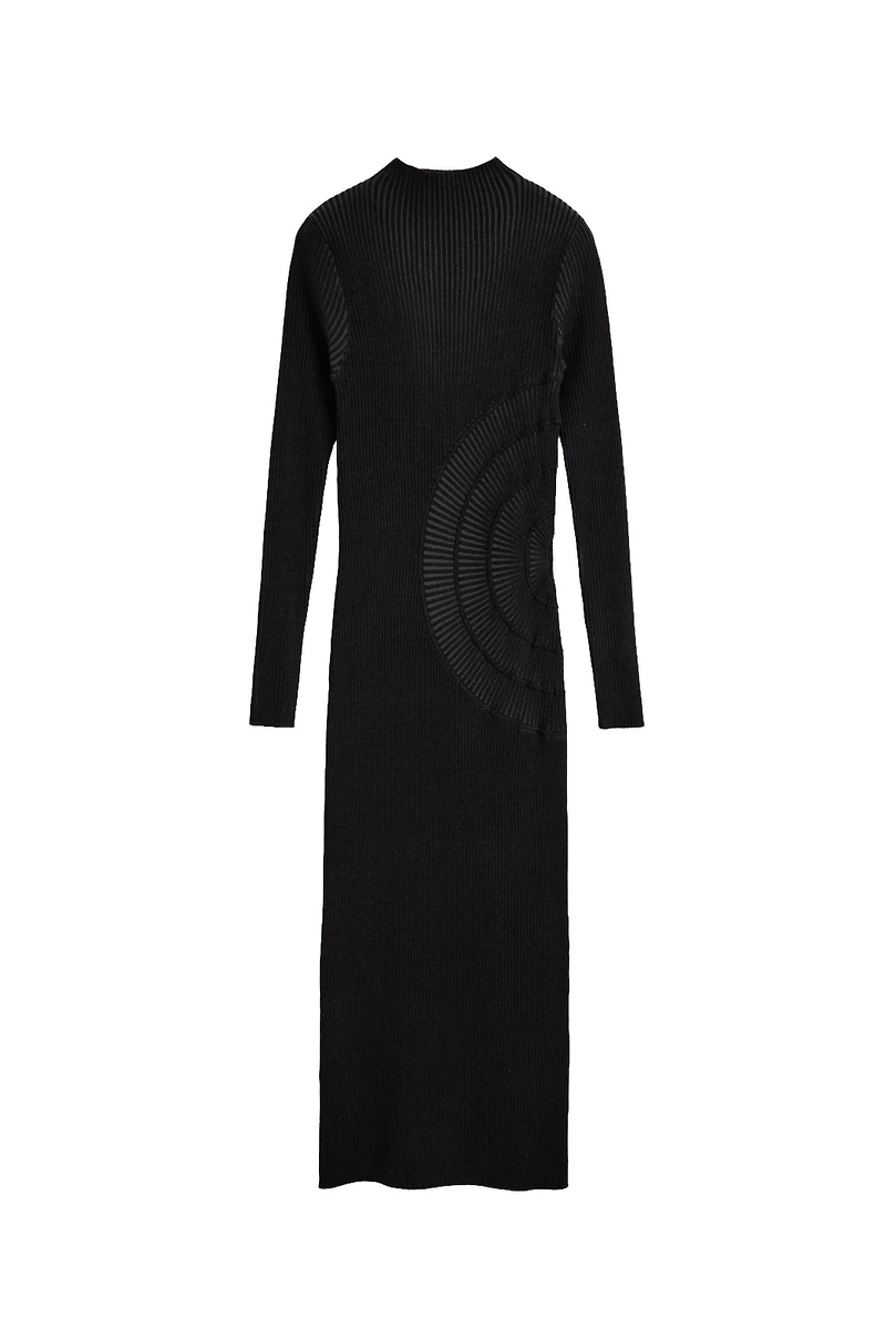 Desigual Women's Long-sleeved knit dress