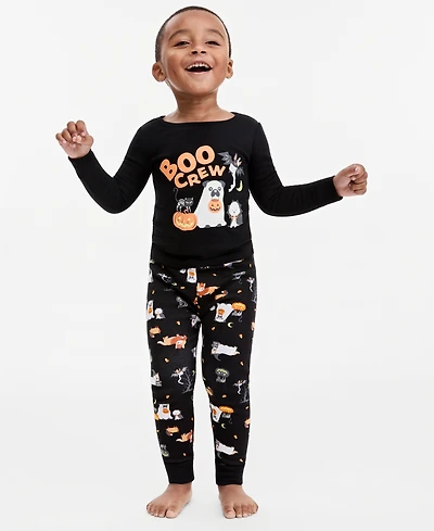 Holiday Lane Toddler Halloween Mix It Cotton Snug Fit Matching Family Pajamas Set, Created for Macy's