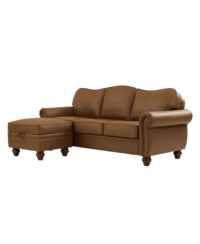 Hulala Home Dielle Transitional 2 Piece Sectional Sofa