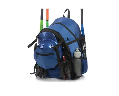 Furlihong Baseball Bag – Backpack with Helmet Holder for Baseball, T-Ball and Softball Gear Youth & Adults, Holds Bat, Helmet, Glove, Shoes