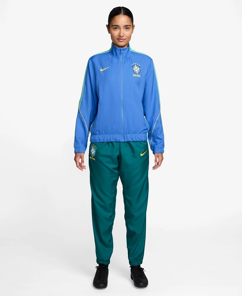 Nike Women's Blue/Green Brazil National Team 2026 Strike Dri-fit Tracksuit