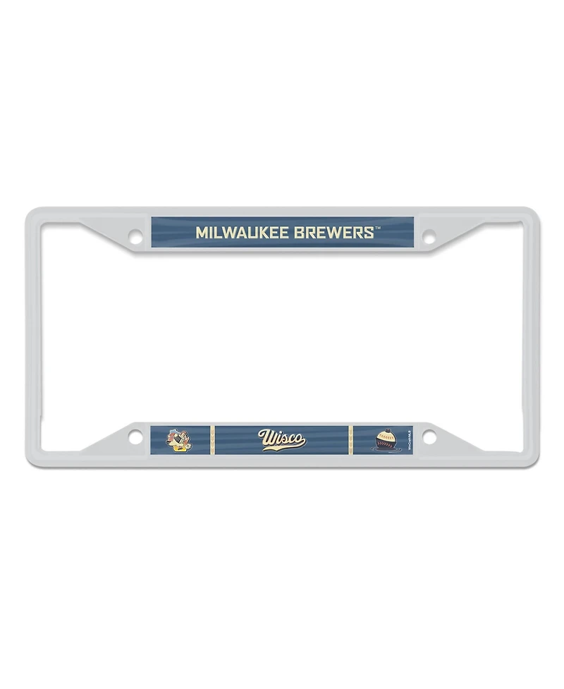 Wincraft Milwaukee Brewers 2026 City Connect Laser Cut Metal License Plate Frame