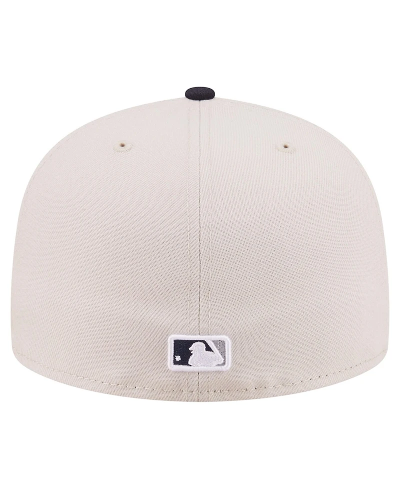 New Era Men's Khaki York Yankees City Icon 59FIFTY Fitted Hat