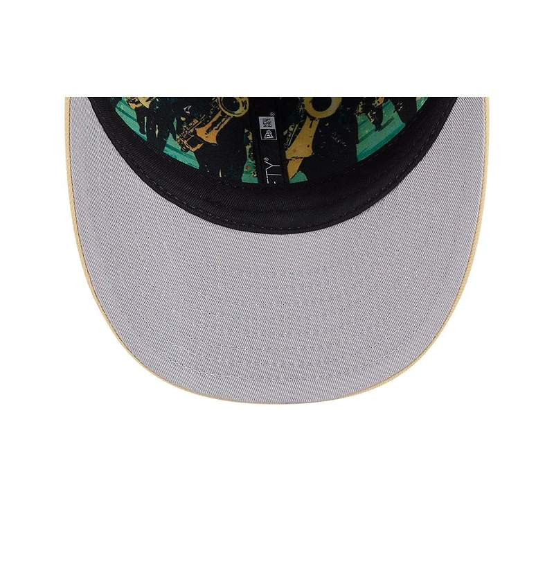 New Era Big Boys and Girls Black/Gold New Orleans Saints 2026 Nfl Draft Pre-Curved 9FIFTY Snapback Hat