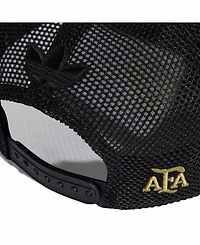 Adidas Men's and Women's Black Argentina National Team Trucker Adjustable Hat