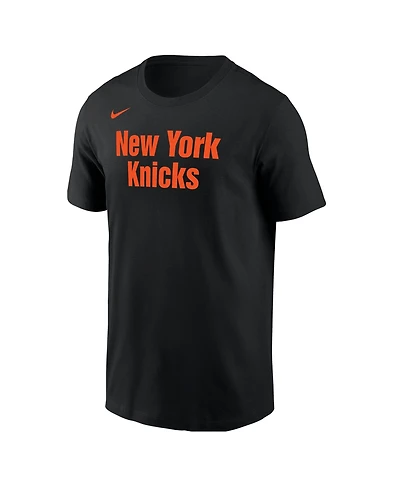 Nike Men's Black New York Knicks Core T-Shirt