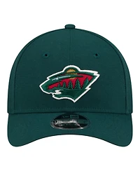 New Era Men's Green Minnesota Wild Coolera 9FORTY M-Crown Adjustable Hat