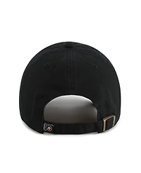 '47 Brand Men's Black Philadelphia Flyers Gritty Alternate Logo Clean Up Adjustable Hat