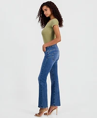 Guess Women's Shape Up Mid-Rise Bootcut Slim-Fit Jeans
