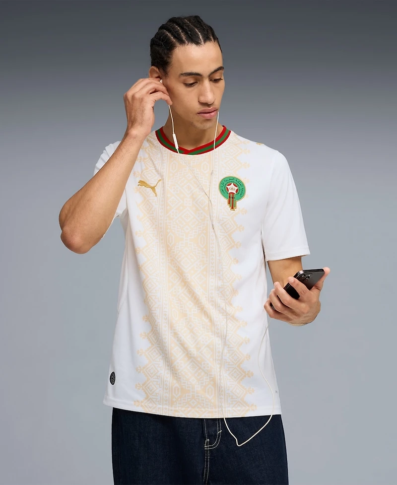 Puma Men's White Morocco National Team 2026 Away Replica Jersey