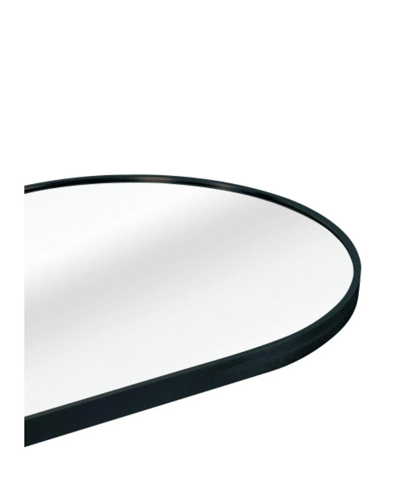 Laoties 63" x 20" Full Length Mirror, Arched Floor Mirror with Metal Frame for Bedroom, Entryway and Dressing Room