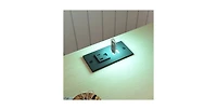 Lucky One 23" Width Smart Nightstand with Charging Station, Voice-Controlled Night Light
