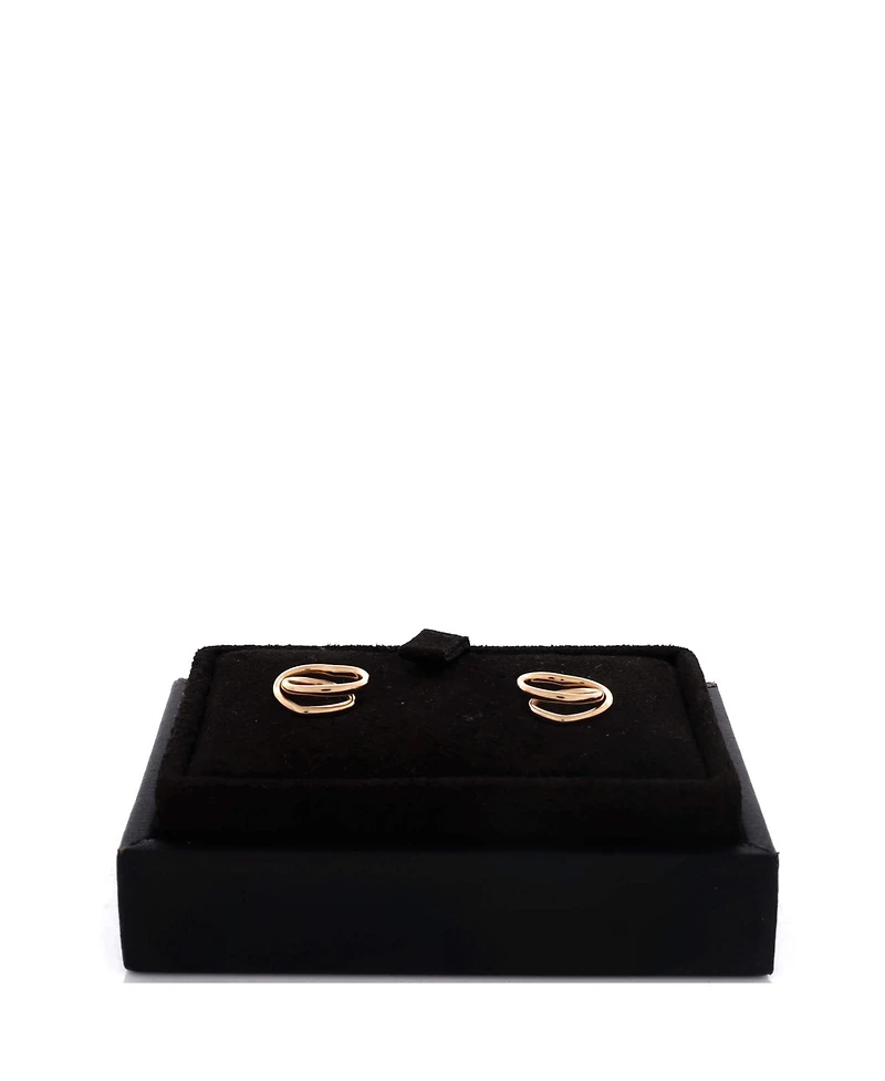 Pre-Owned HERMES Vertige Coeur Stud Earrings