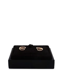Pre-Owned HERMES Vertige Coeur Stud Earrings