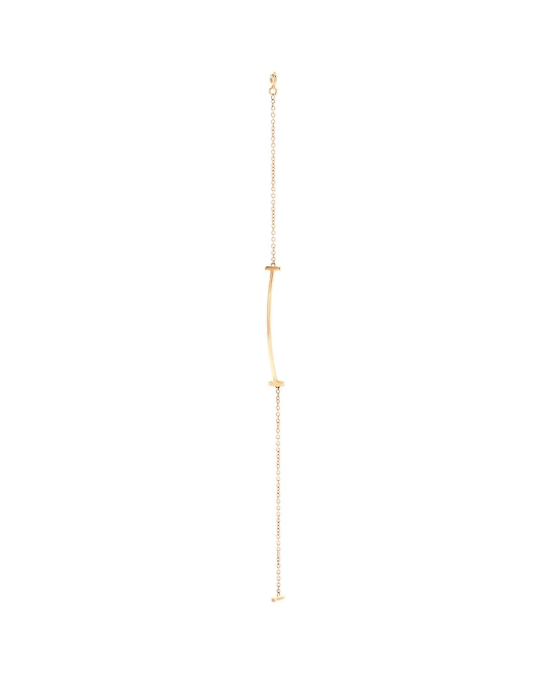Pre-Owned Tiffany & Co T Smile Chain Bracelet