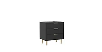 Lucky One 23"W Smart Nightstand with Charging Station, Voice-Controlled Night Light