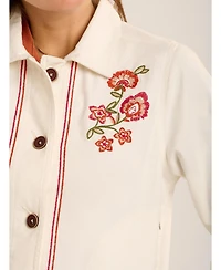 Brakeburn Women's Celestina Floral Embroidery Jacket
