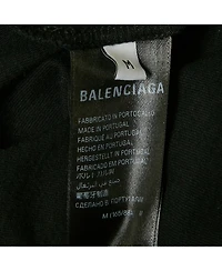 Pre-Owned Balenciaga Men's Limited Edition music Archive Jersey Distressed T-Shirt