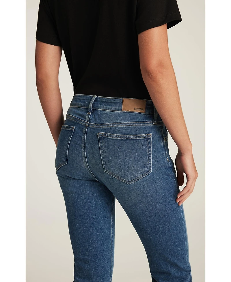 Mavi Jeans Women's Emma Mid Rise Slim Boyfriend
