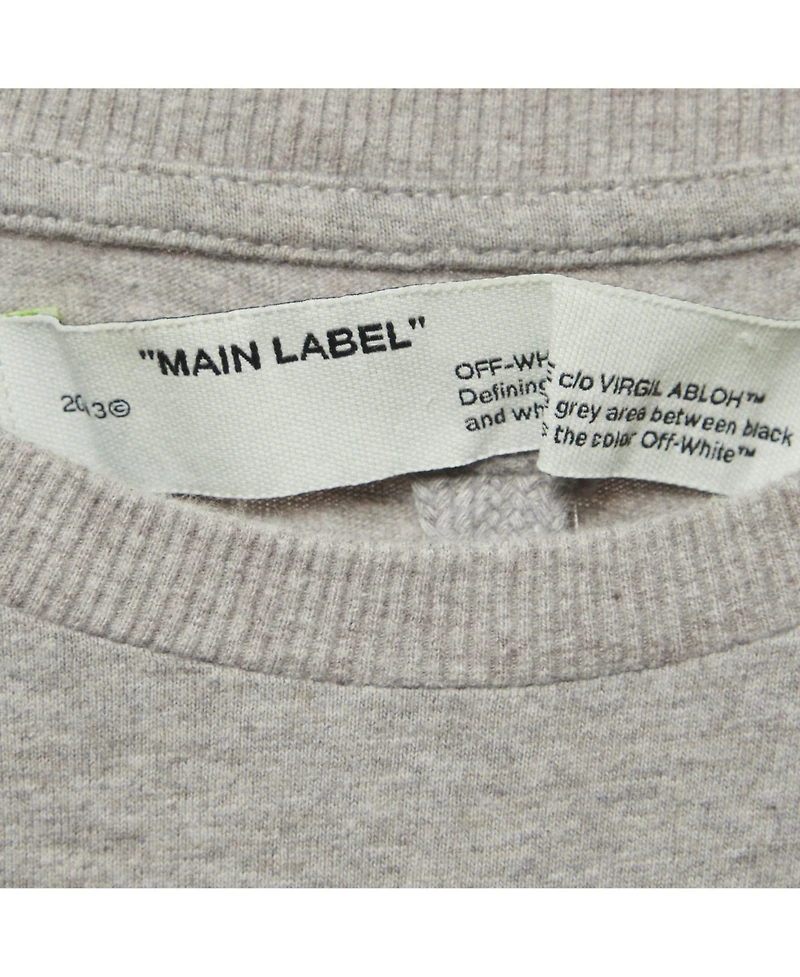 Pre-Owned Off-White Men's Print Cotton Half Sleeve T-Shirt