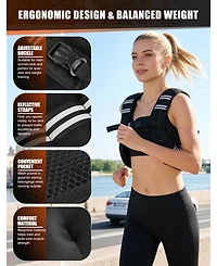 Aofar Weighted Vest Adjustable Running Workout Jogging Walking