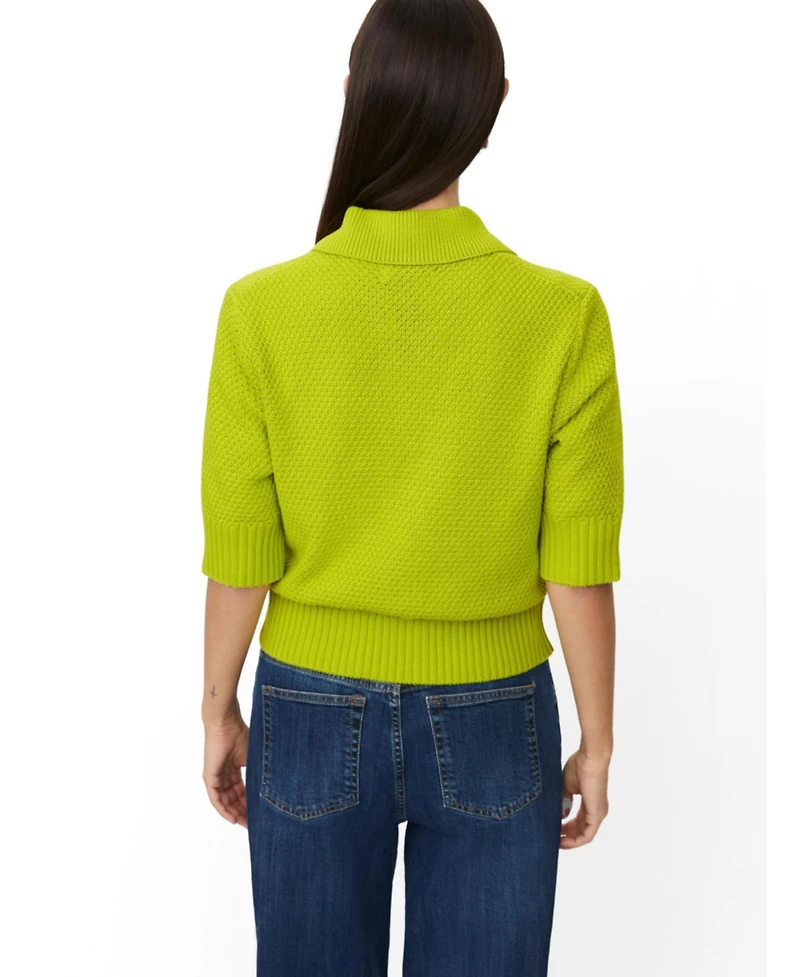 Masai Copenhagen Women's MaLiva Cropped Short Sleeve Cardigan
