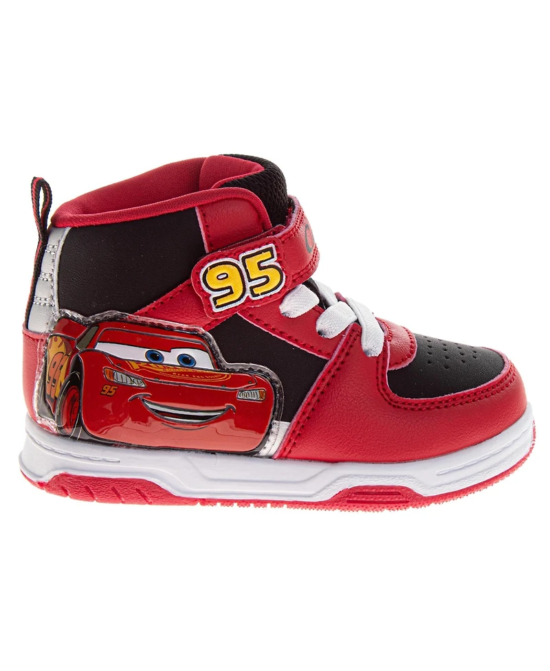 Disney Boy's (6-12) Pixar Lightning McQueen High-Top Sneakers